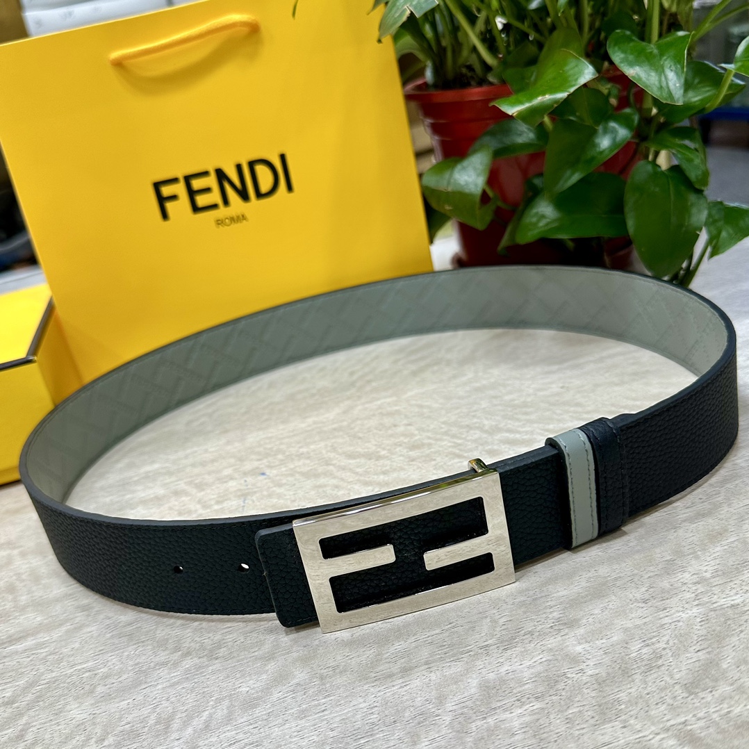 Luxury Double-Sided Calfskin FENDL Belt: High-Quality Fashion Statement - 图片 6