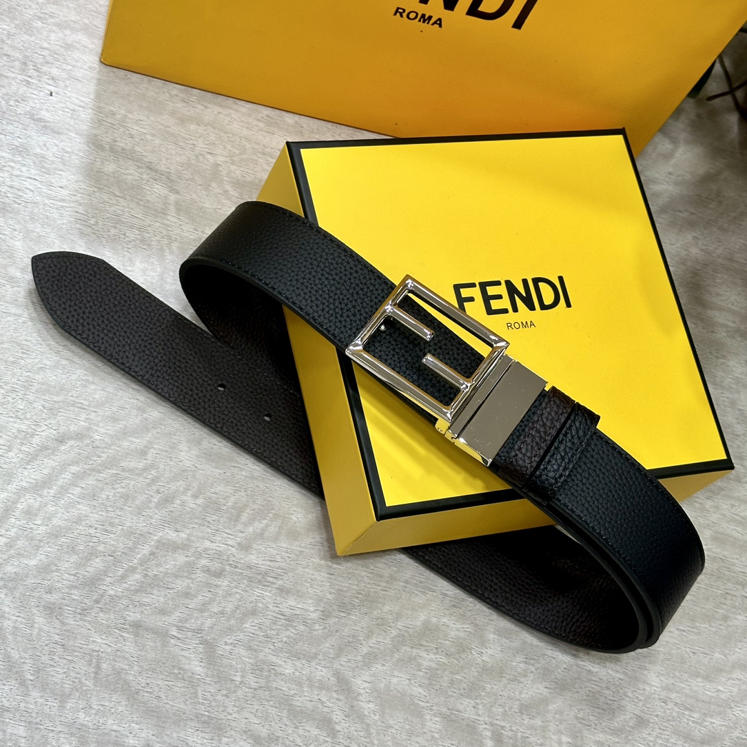 Comprar la mejor alta calidad
 Fendi Lujo
 Cinturón Hombres Piel de vaca Cuero Casual