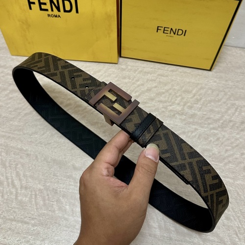 Fendi Reversible Belt with FF Buckle, 4.0cm Width, Cuoio Romano Leather 1 Fendi Reversible Belt with FF Buckle, 4.0cm Width, Cuoio Romano Leather