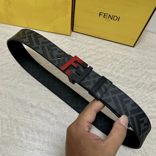 Fendi FF Buckle Reversible Leather Belt, 4.0cm Width, Black/Tobacco 1 Fendi FF Buckle Reversible Leather Belt, 4.0cm Width, Black/Tobacco