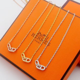Hermes Jewelry Necklaces & Pendants AAAA Customize Gold Platinum Rose Yellow