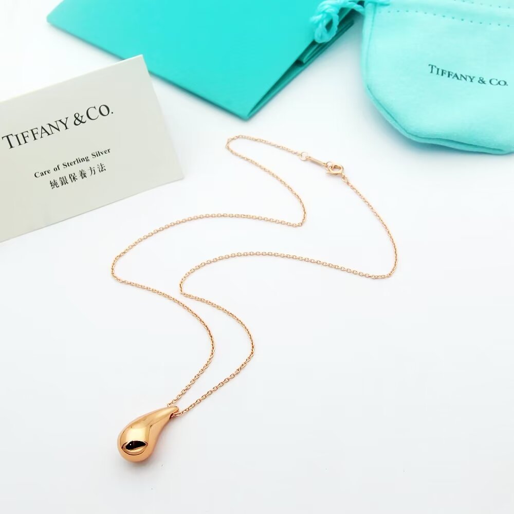 Tiffany 大号牛角项链蒂夫尼项链 大号金豆项链 各大 经典著作 欧美范十足 三色 3