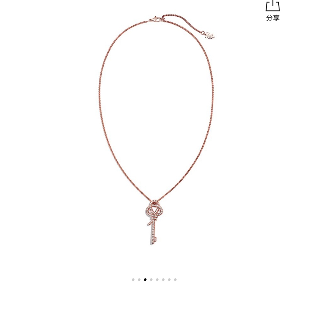 Tiffany klassieke cross two-tone ketting, dik goud gegalvaniseerd, elegant en zoet, luxueus en groots - topkwaliteit