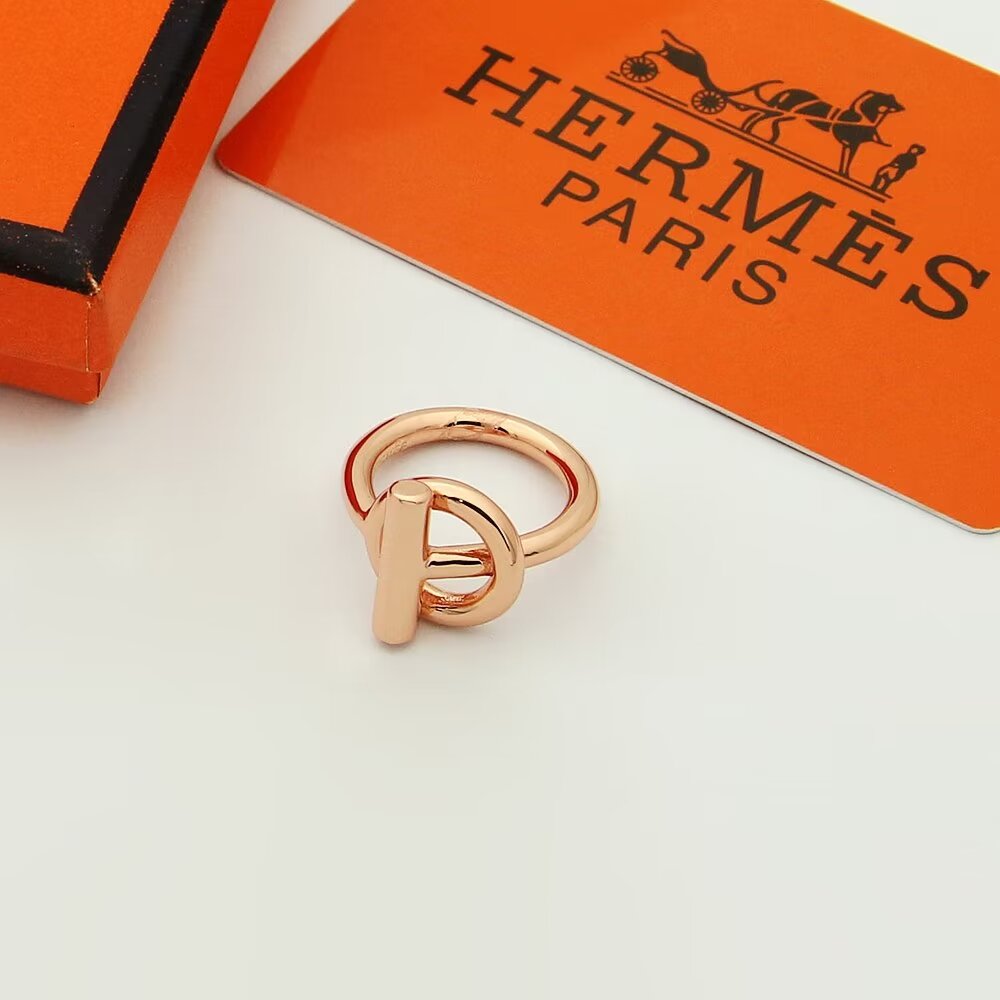 Hermès 宽面H戒指爱马仕戒指 猪鼻子戒指 高端 上档次 size6789