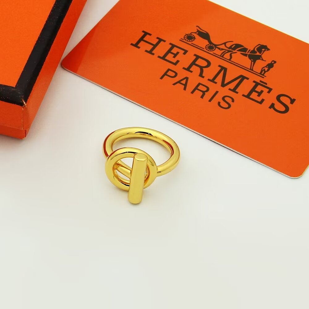Hermès 宽面H戒指爱马仕戒指 猪鼻子戒指 高端 上档次 size6789