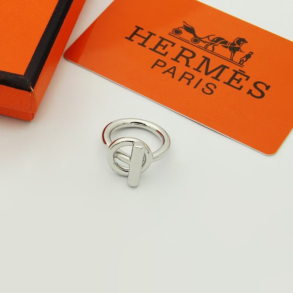 Hermès 宽面H戒指爱马仕戒指 猪鼻子戒指 高端 上档次 size6789
