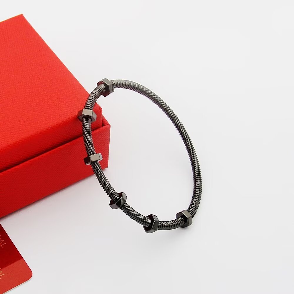 Cartierr Inspired Six-Nail Bangle Bracelet, Classic Screw Design Jewelry 6 a1723899899416 8282