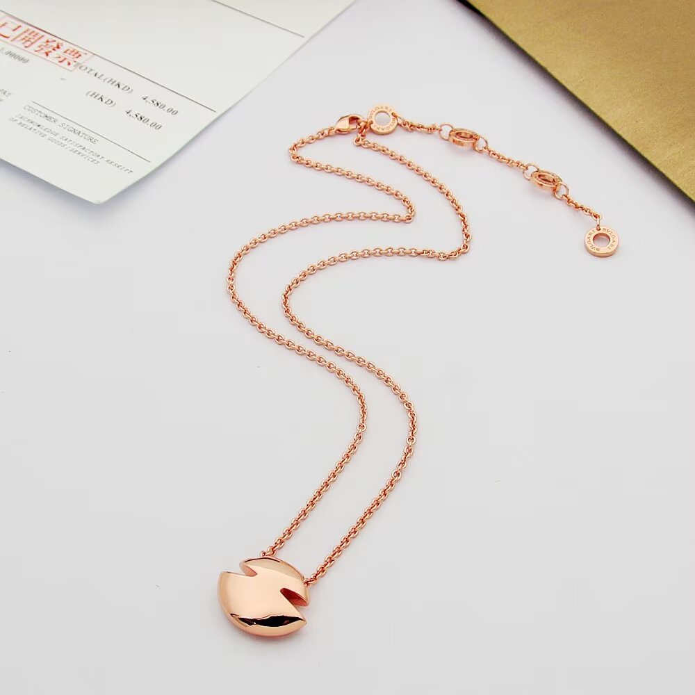 Bottega Veneta BV宝格丽项链 凸型蛋面项链最受欢迎的一款项链 确是 耐看 亚金电镀18k金工艺 项链