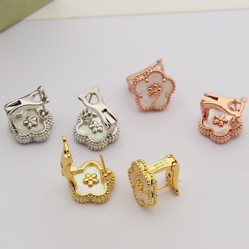 Van Cleef & Arpels Alhambra Flower Earrings Gold Plated Mother of Pearl 10 a1731369973861 8131