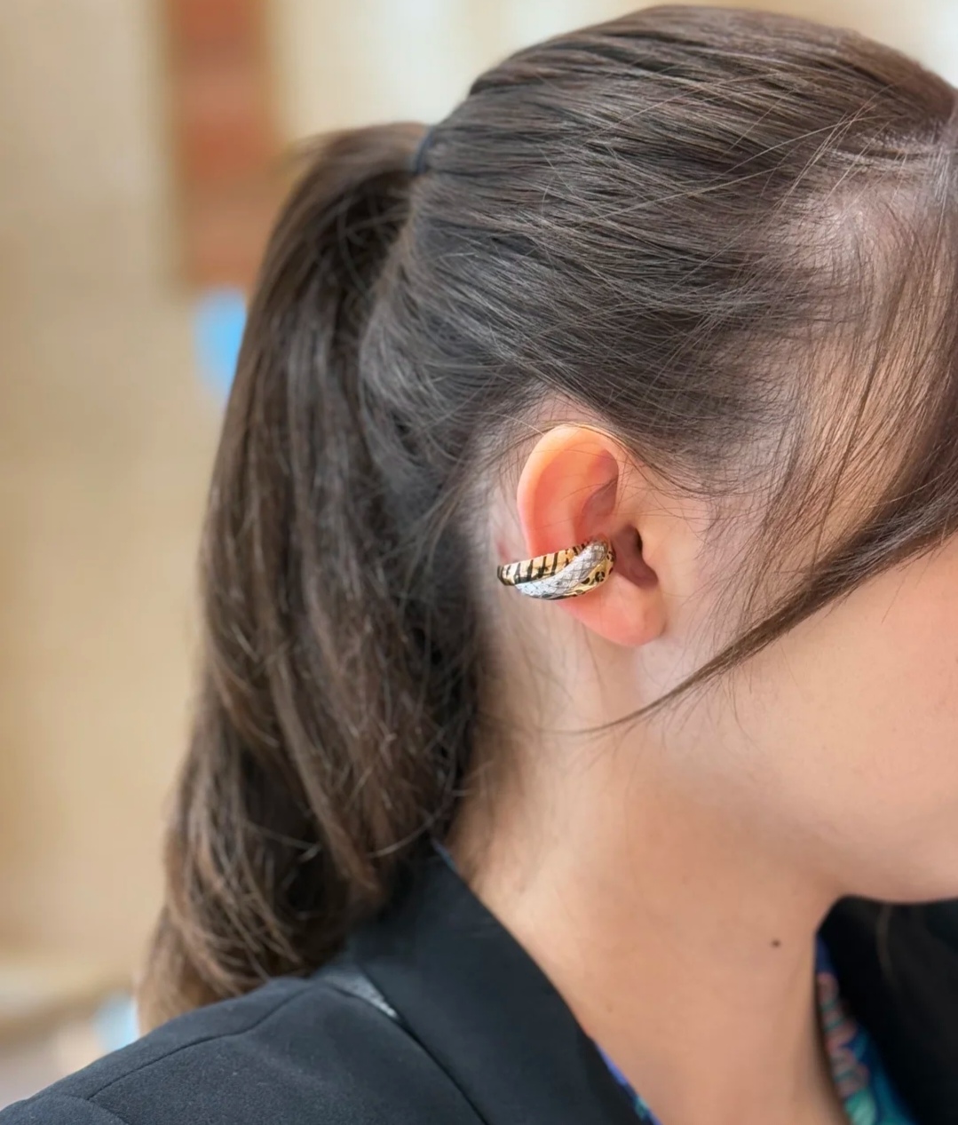 Cartier 150 单边耳夹Cartier卡地亚三环耳夹三色豹纹耳夹呈献全新TRINITY系列作品