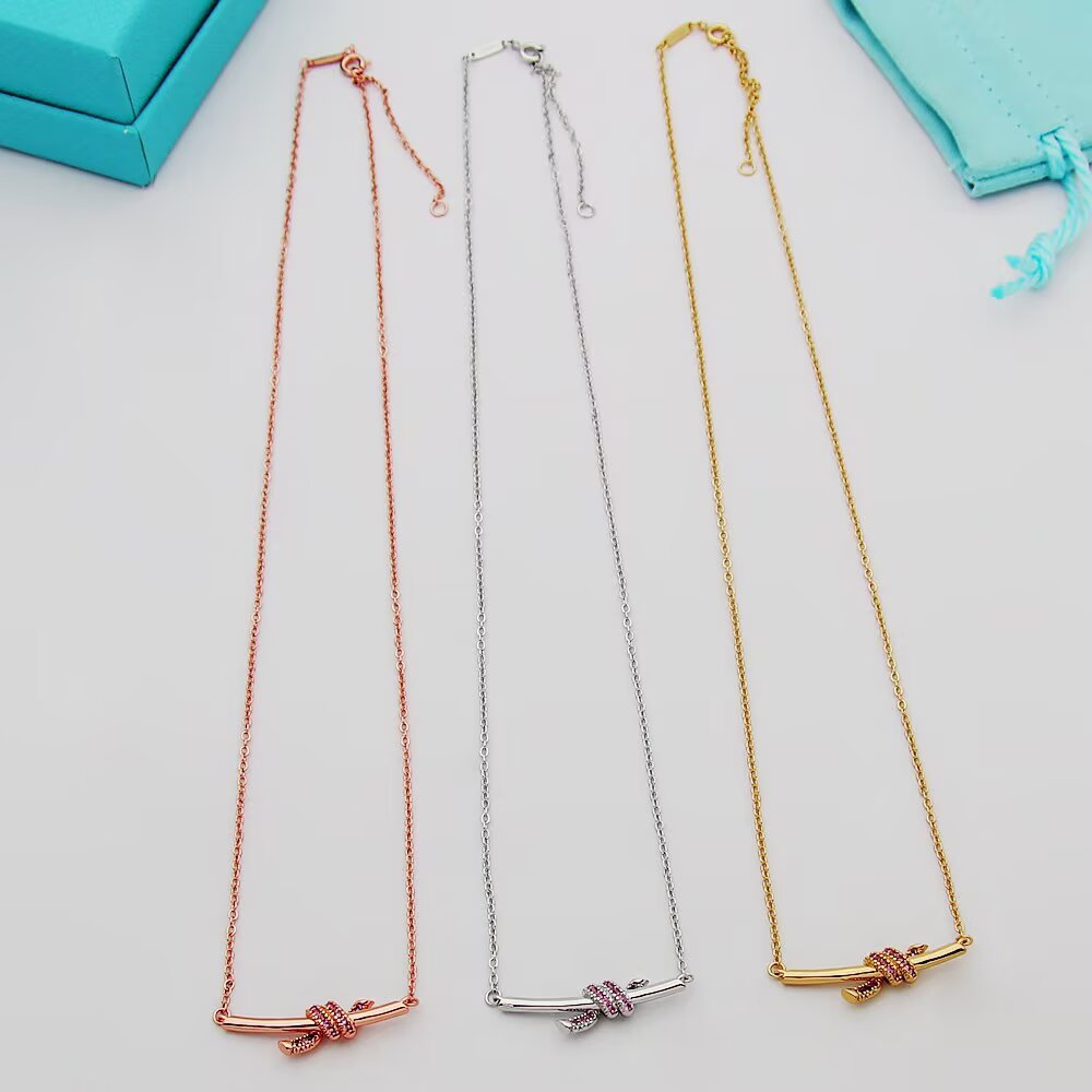 Tiffany & Co. Tiffany蒂芙尼项链 knot缘系列小号项链