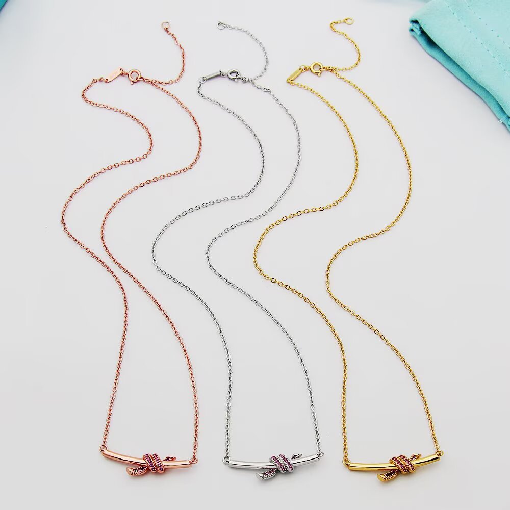 Tiffany & Co. Tiffany蒂芙尼项链 knot缘系列小号项链