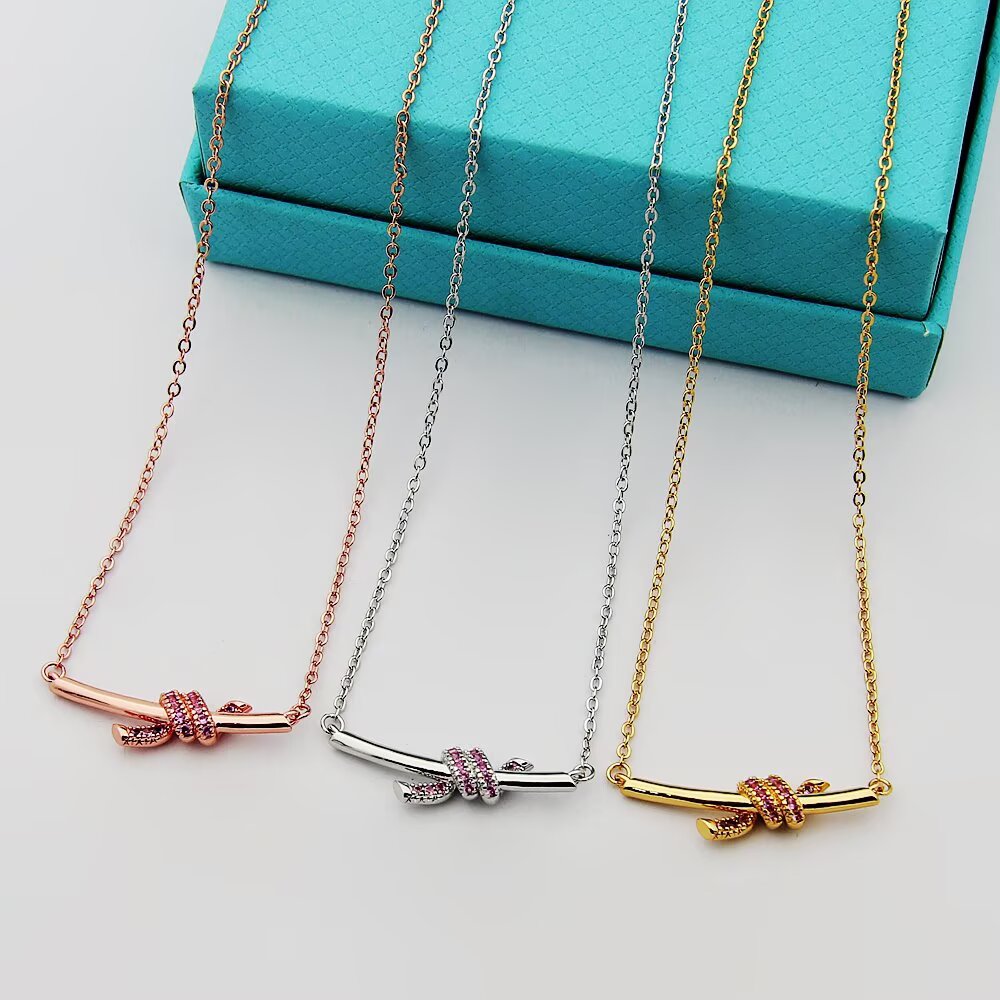 Tiffany & Co. Tiffany蒂芙尼项链 knot缘系列小号项链