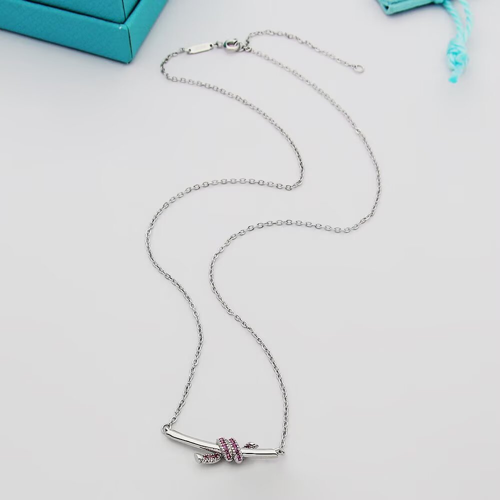 Tiffany & Co. Tiffany蒂芙尼项链 knot缘系列小号项链