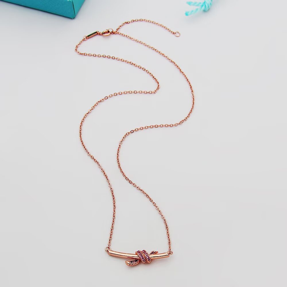 Tiffany & Co. Tiffany蒂芙尼项链 knot缘系列小号项链