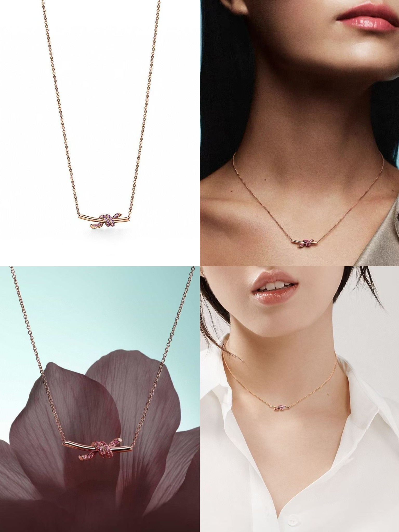 Tiffany & Co. Tiffany蒂芙尼项链 knot缘系列小号项链