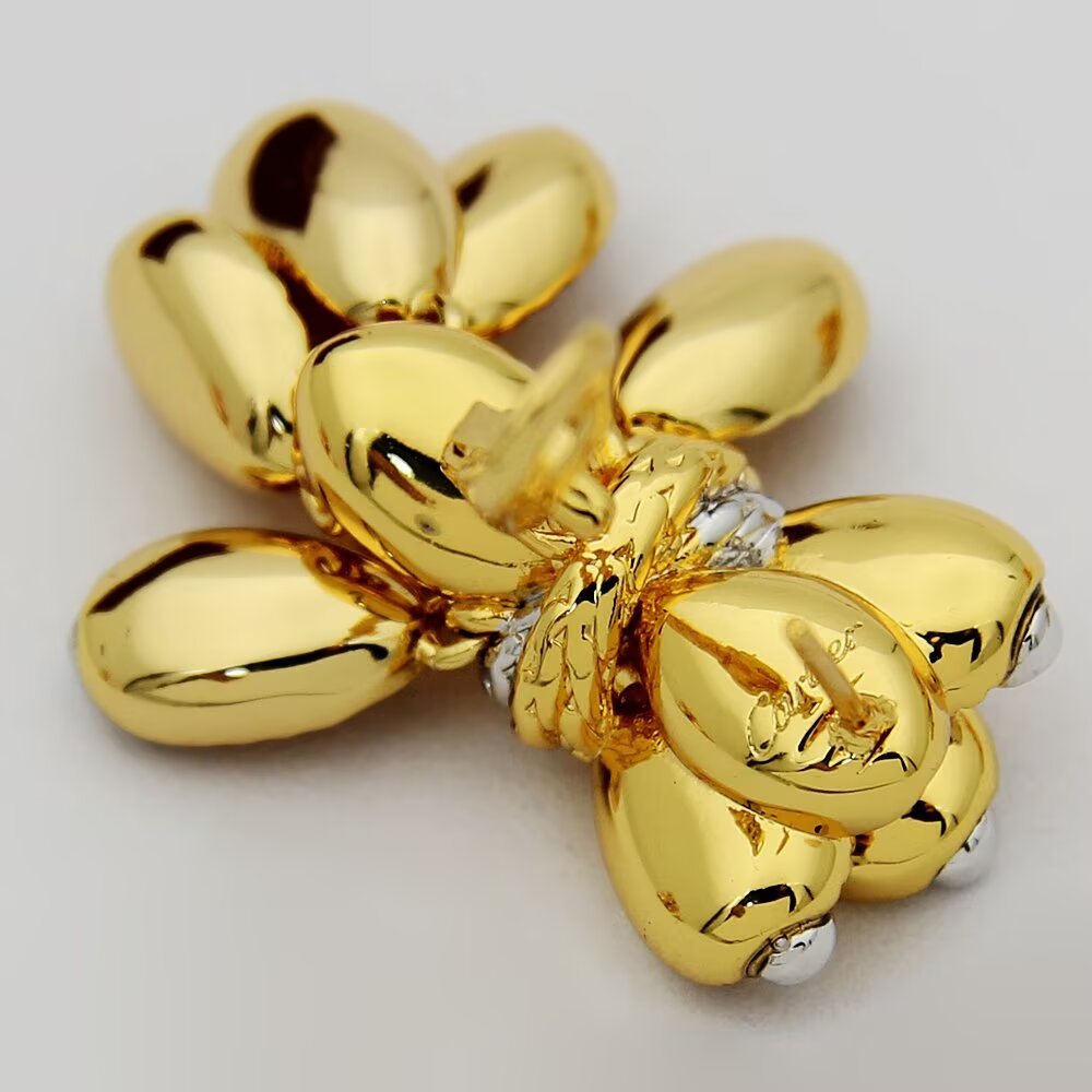 Cartier Cartier卡地亚咖啡豆叶子耳夹 的咖啡香 金质完美塑造咖啡叶片 重现50年代的优雅