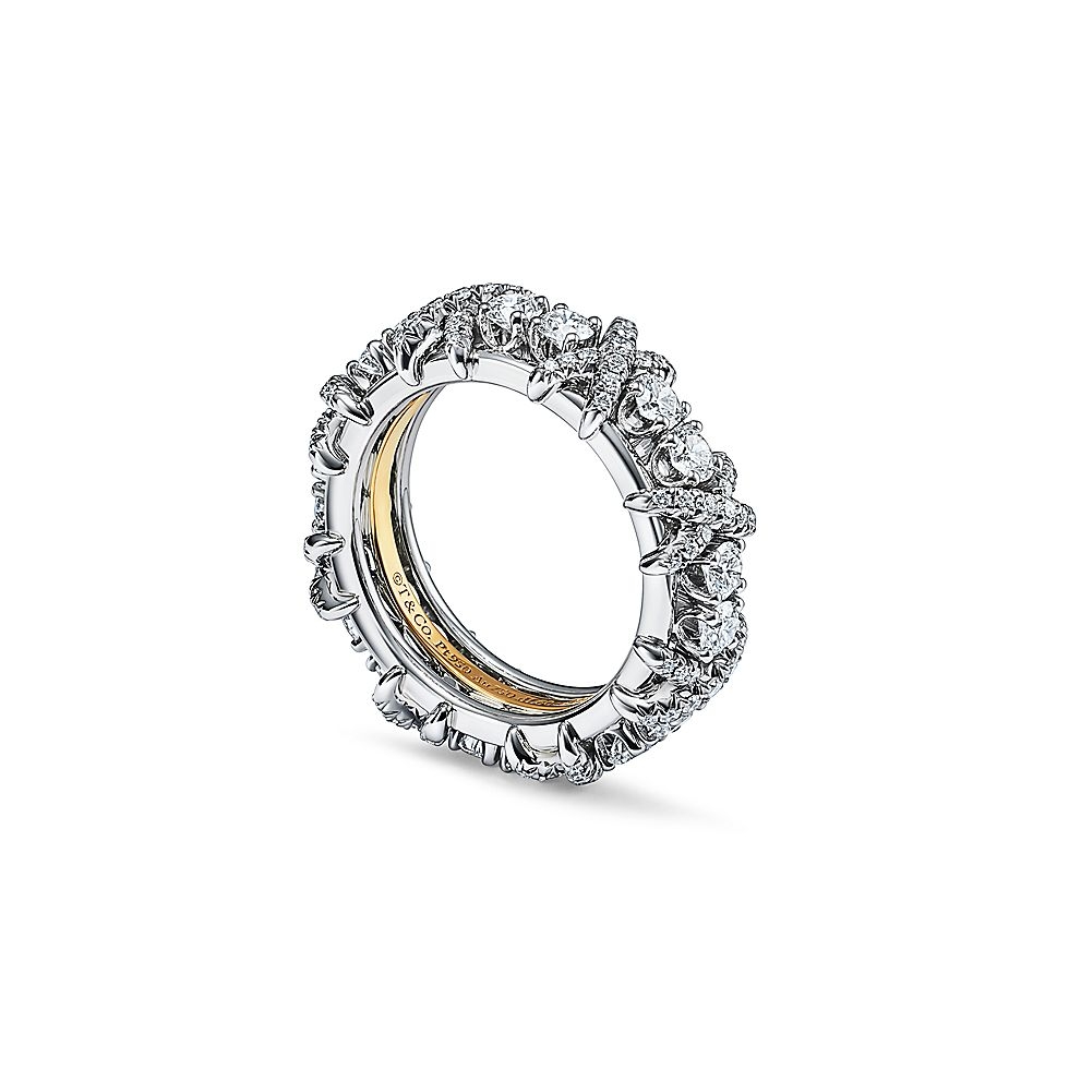 Tiffany & Co. 款超火爆tiff蒂芙尼戒指 十六石系列戒指Tiff