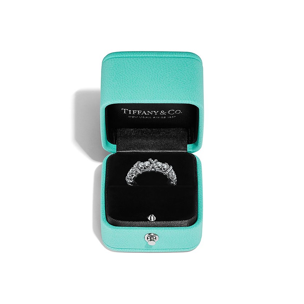 Tiffany & Co. 款超火爆tiff蒂芙尼戒指 十六石系列戒指Tiff