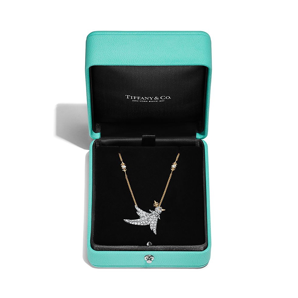 Tiffany & Co. Tiffany蒂芙尼项链石上鸟系列 小鸟项链到货分色电镀