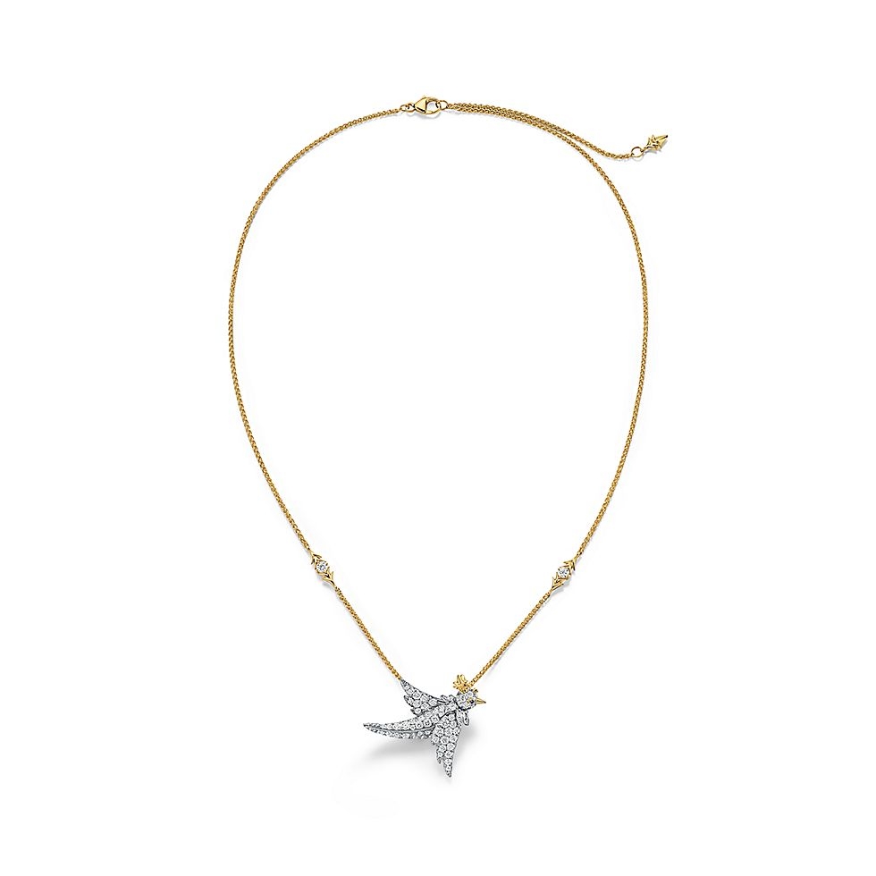 Tiffany & Co. Tiffany蒂芙尼项链石上鸟系列 小鸟项链到货分色电镀