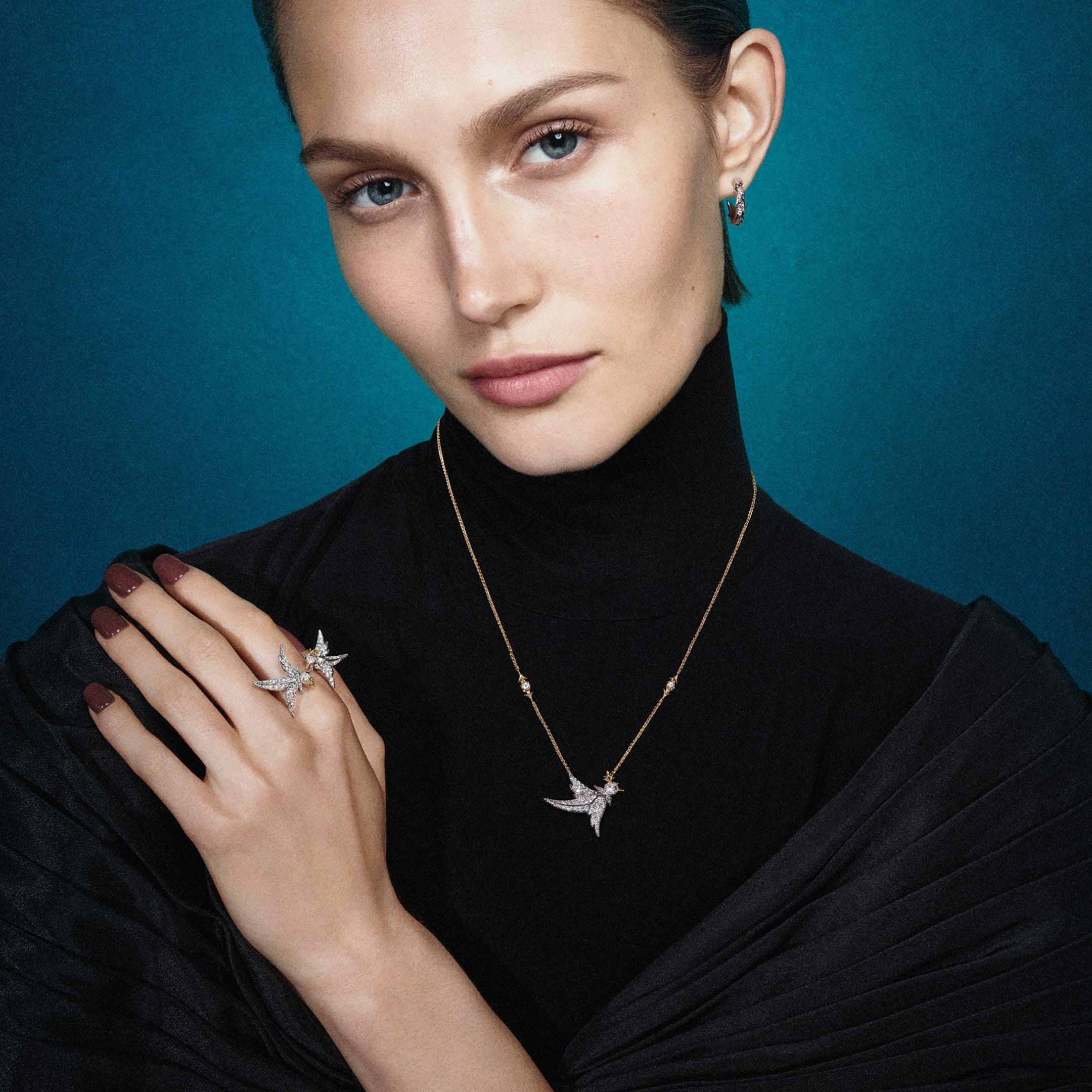 Tiffany & Co. Tiffany蒂芙尼项链石上鸟系列 小鸟项链到货分色电镀