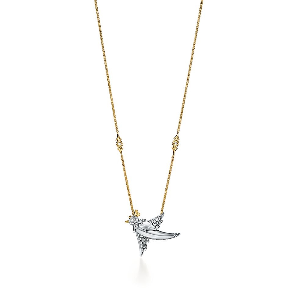 Tiffany & Co. Tiffany蒂芙尼项链石上鸟系列 小鸟项链到货分色电镀