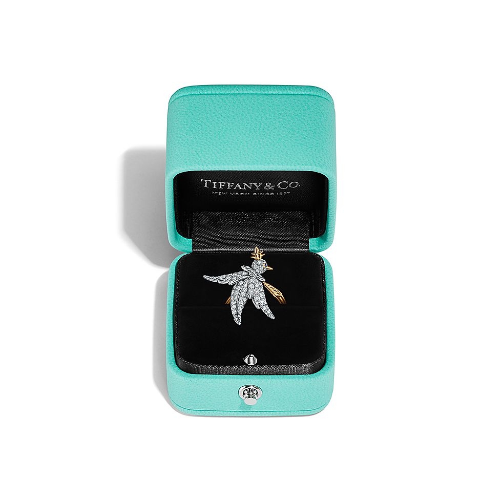 Tiffany & Co. Tiffany蒂芙尼戒指 石上鸟系列 翱翔鸟戒指到货均码