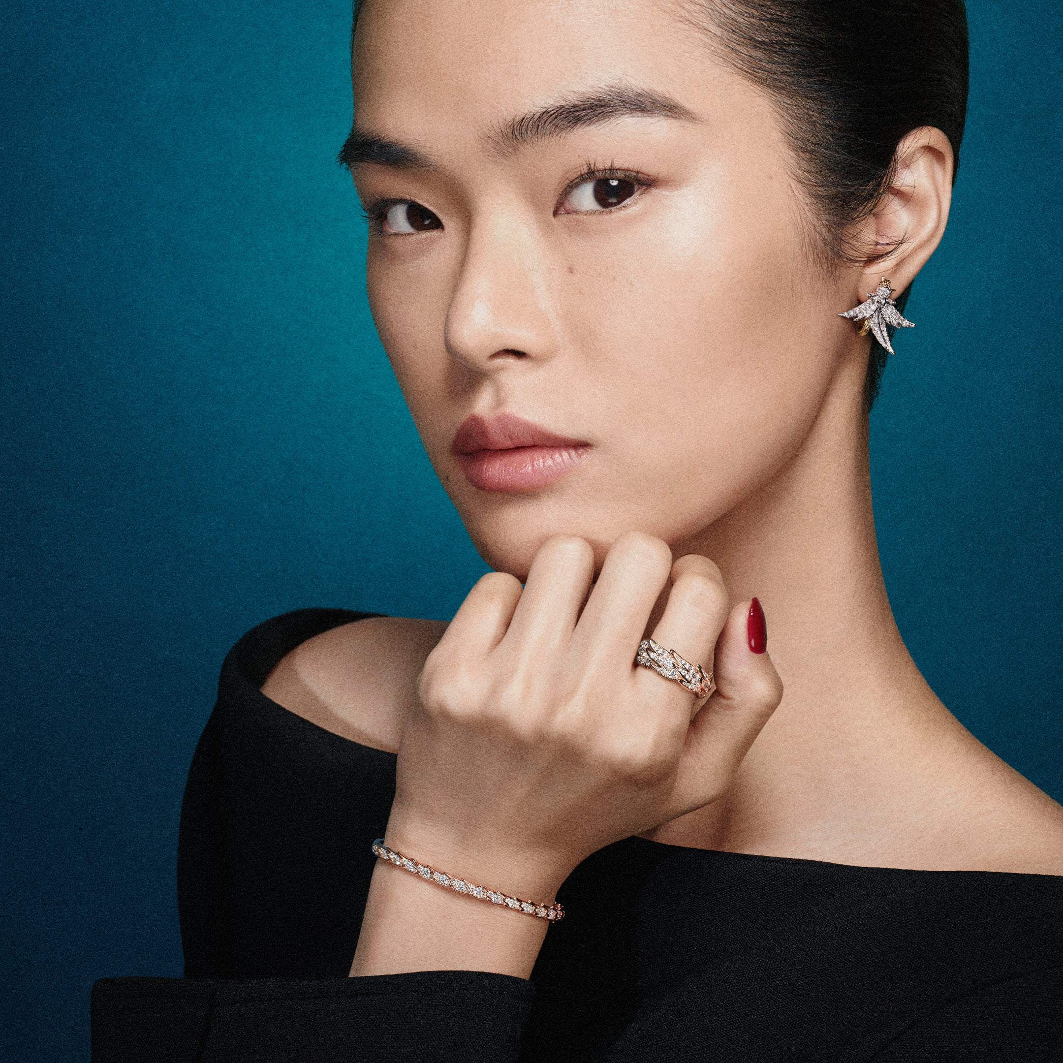 Tiffany & Co. Tiff蒂芙尼耳夹石上鸟系列小鸟耳环 翱翔鸟耳环