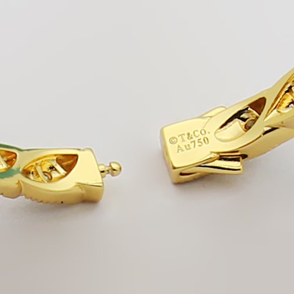 Tiffany & Co. Tiffany蒂芙尼手镯石上鸟系列灵动羽翼宽式手镯 飞羽宽式手镯