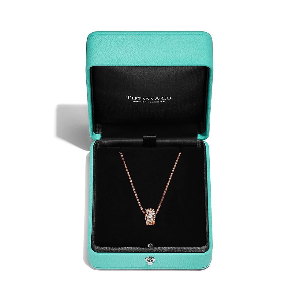 Tiffany & Co. tiff蒂芙尼项链石上鸟系列 飞羽链环项链