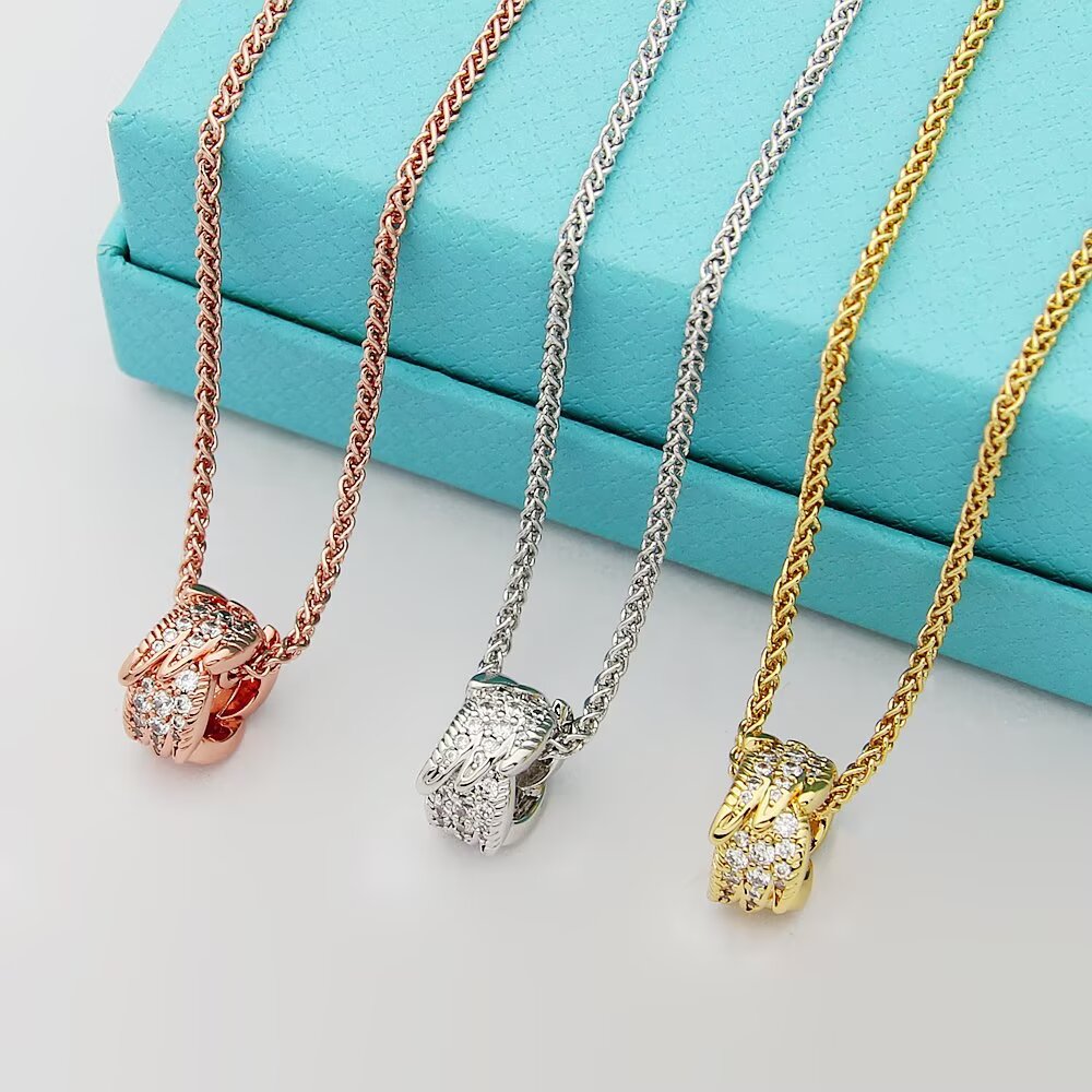 Tiffany & Co. tiff蒂芙尼项链石上鸟系列 飞羽链环项链