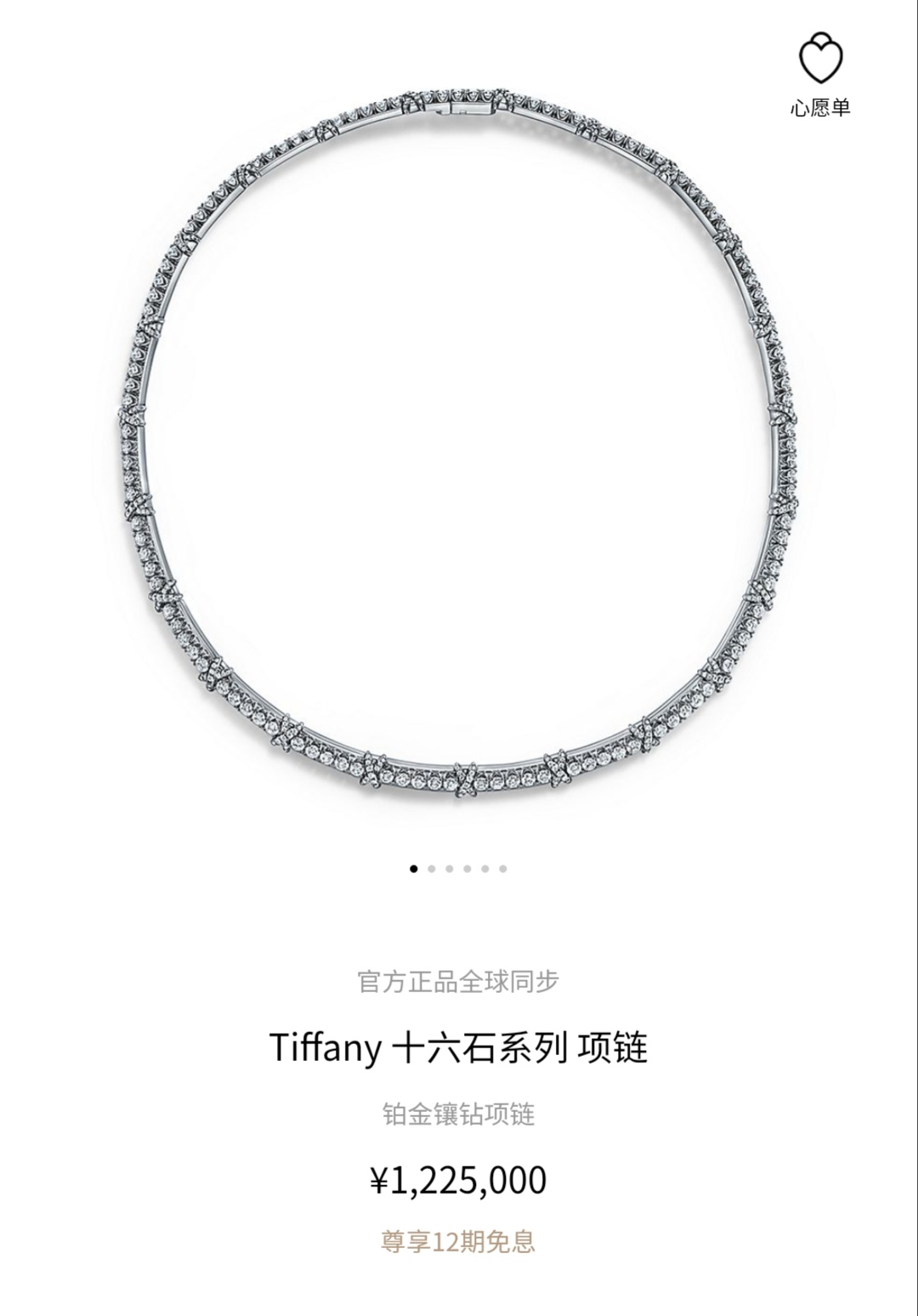 Tiffany & Co Haute Couture Haute Couture Fine Jewelry Necklace Bracelet