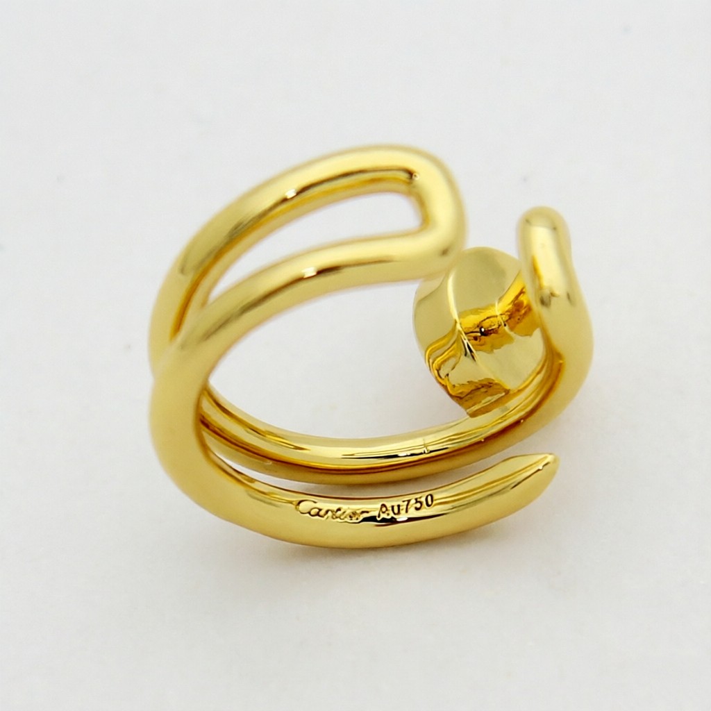 Cartier 卡地亚耳钉 单钉子耳夹耳扣 亚金材质，刻有logo 钉子耳扣