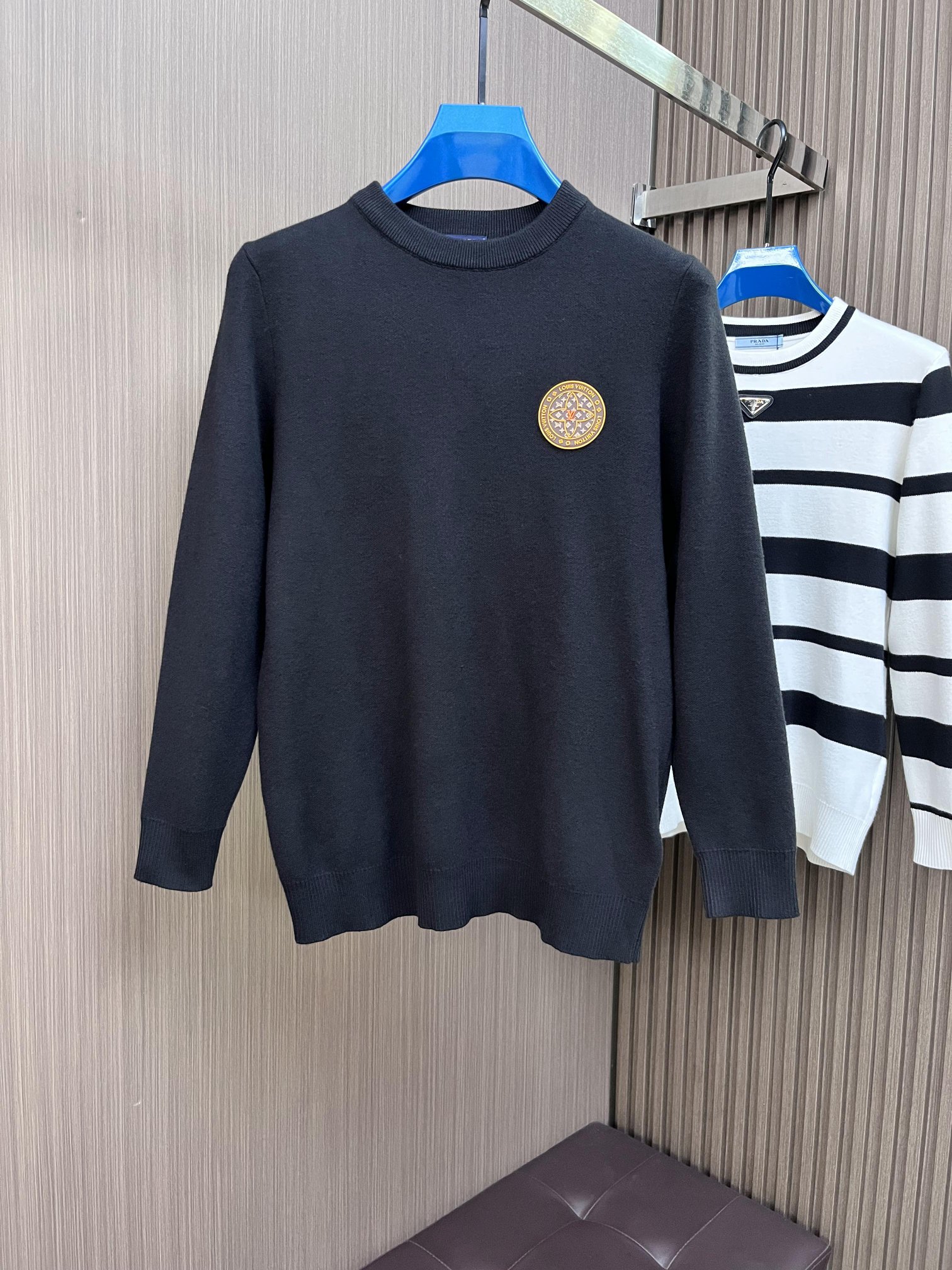 Louis Vuitton Clothing Sweatshirts Splicing Fall/Winter Collection Fashion Casual