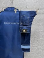 Top Quality
 Louis Vuitton Clothing Jeans Denim Spring/Summer Collection Fashion Sweatpants