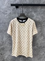 Louis Vuitton Clothing T-Shirt Shop Now
 Printing Cotton Knitting Spring/Summer Collection Short Sleeve