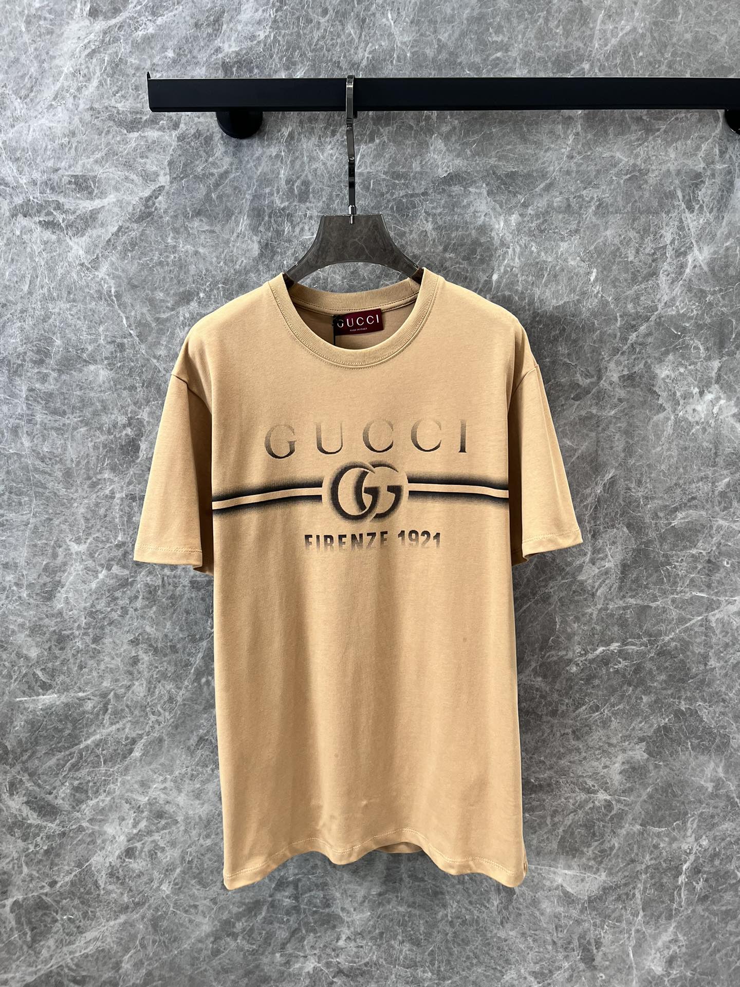 Gucci Clothing T-Shirt Printing Unisex Spring/Summer Collection Short Sleeve
