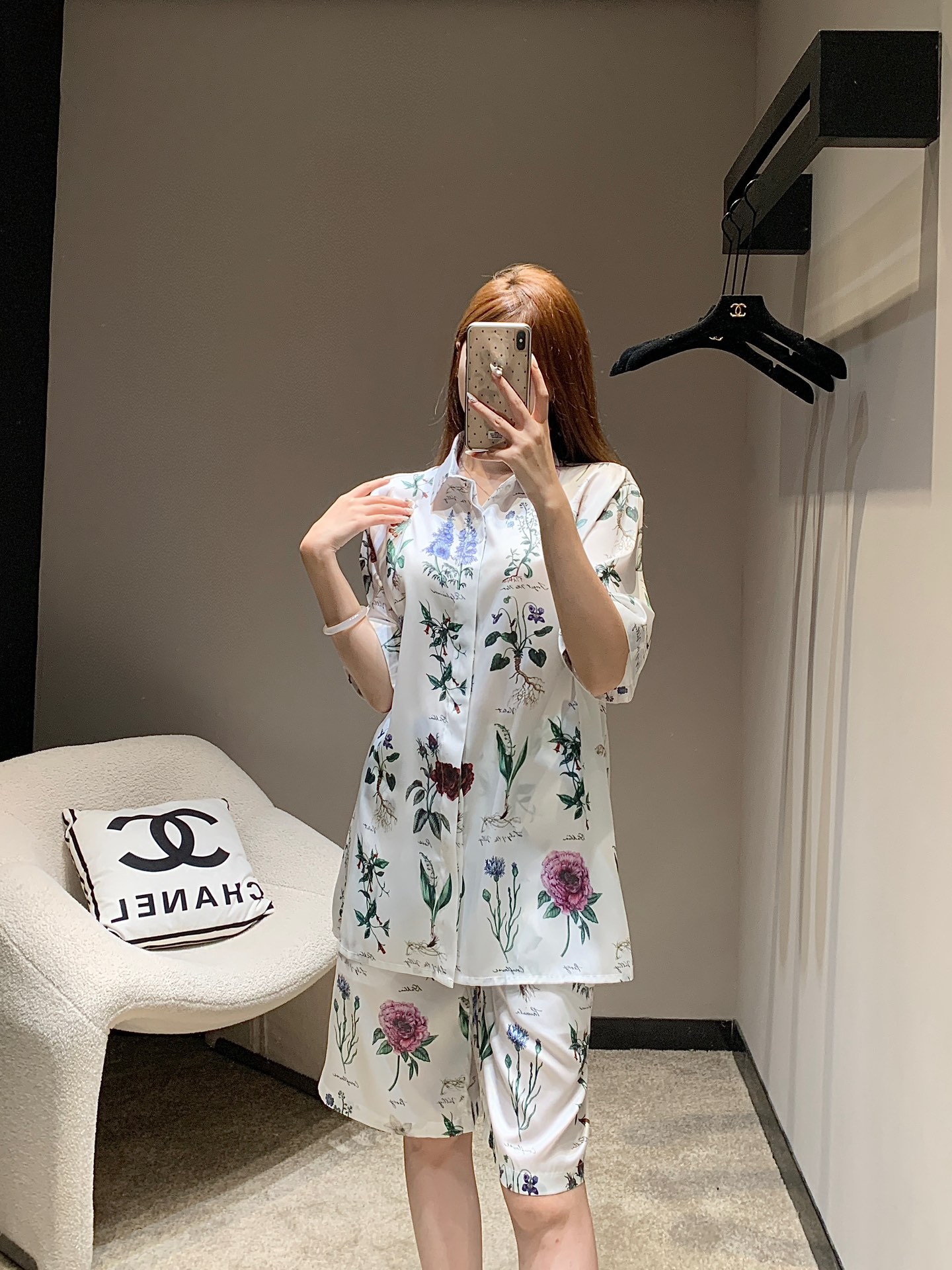 Dior Kleidung Pyjamas Hemden & Blusen Kurze Hosen Zweiteilige Outfits & passende Sets Drucken Unisex Frühling/Sommer Kollektion