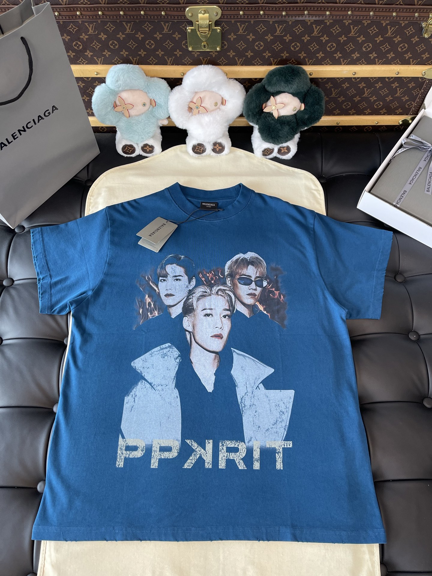 Portrait Montage Graphic T-Shirt — product photograph