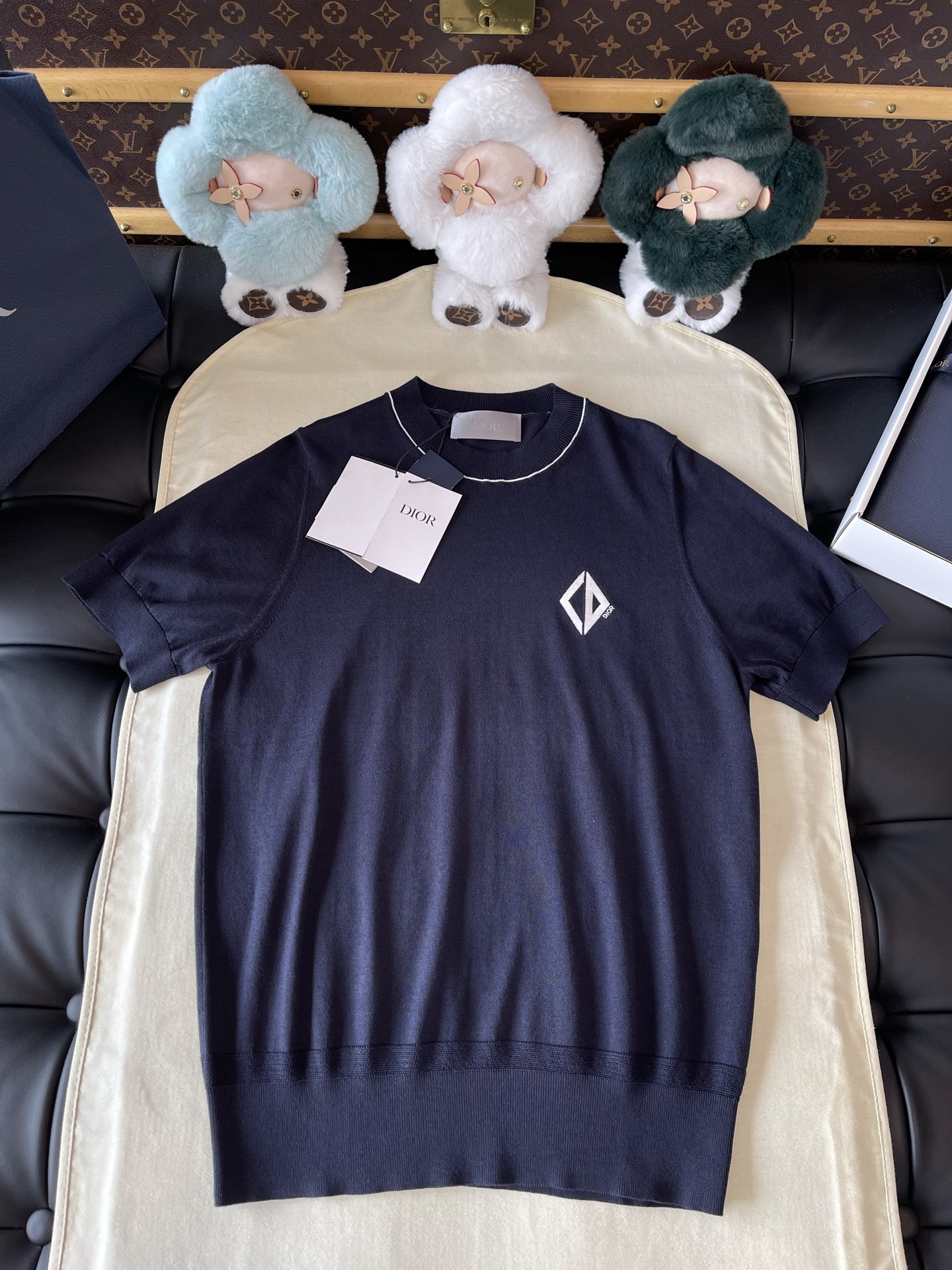 Diamond Emblem Knit T-Shirt — product photograph