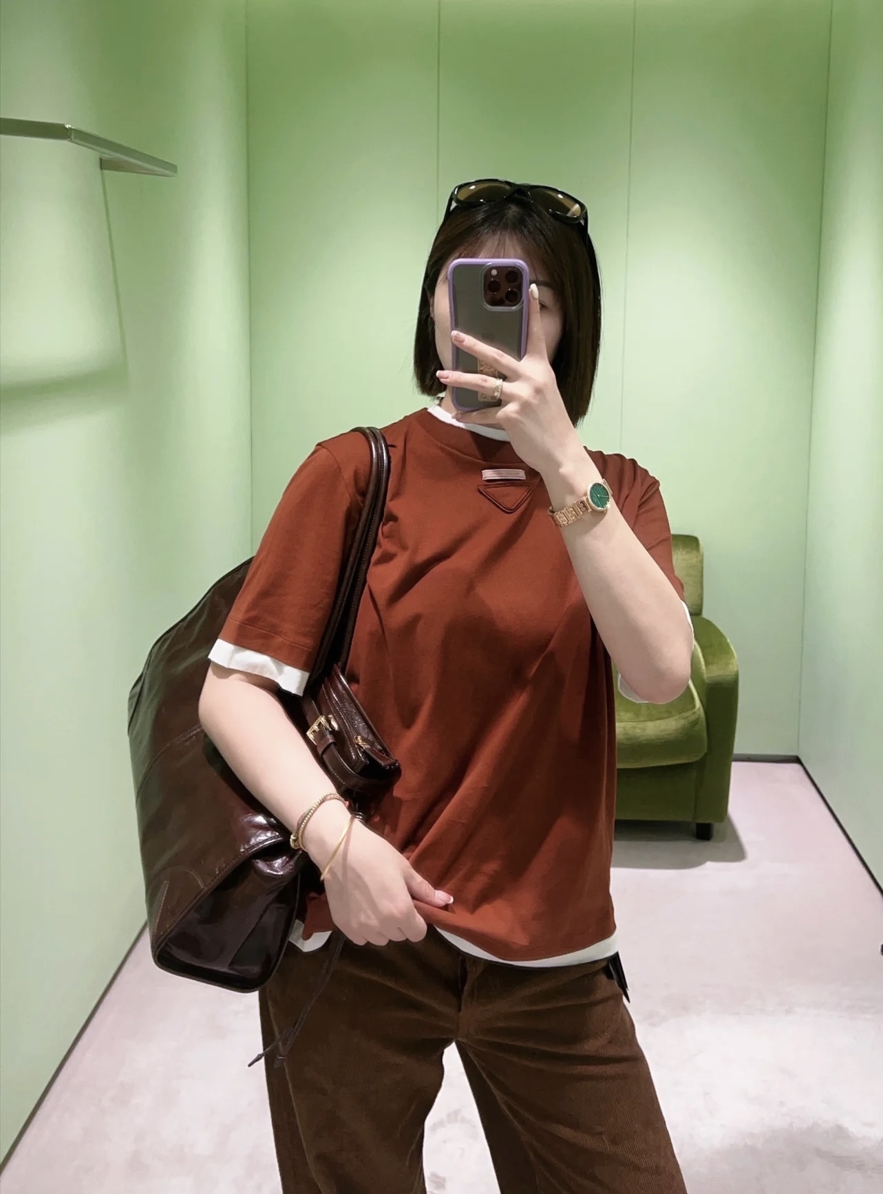 模特上身效果图。