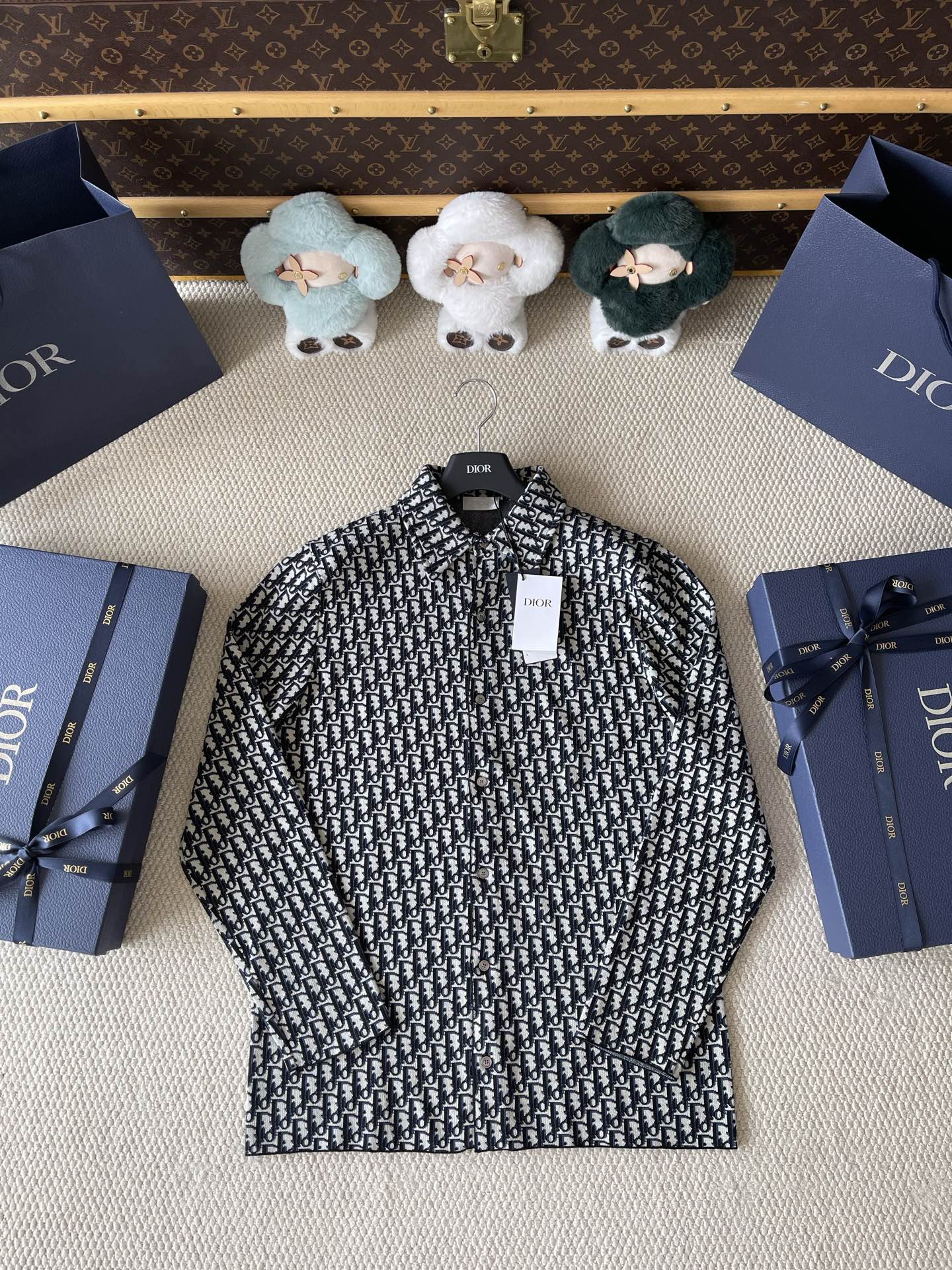 Dense-Oblique Button Shirt — product photograph