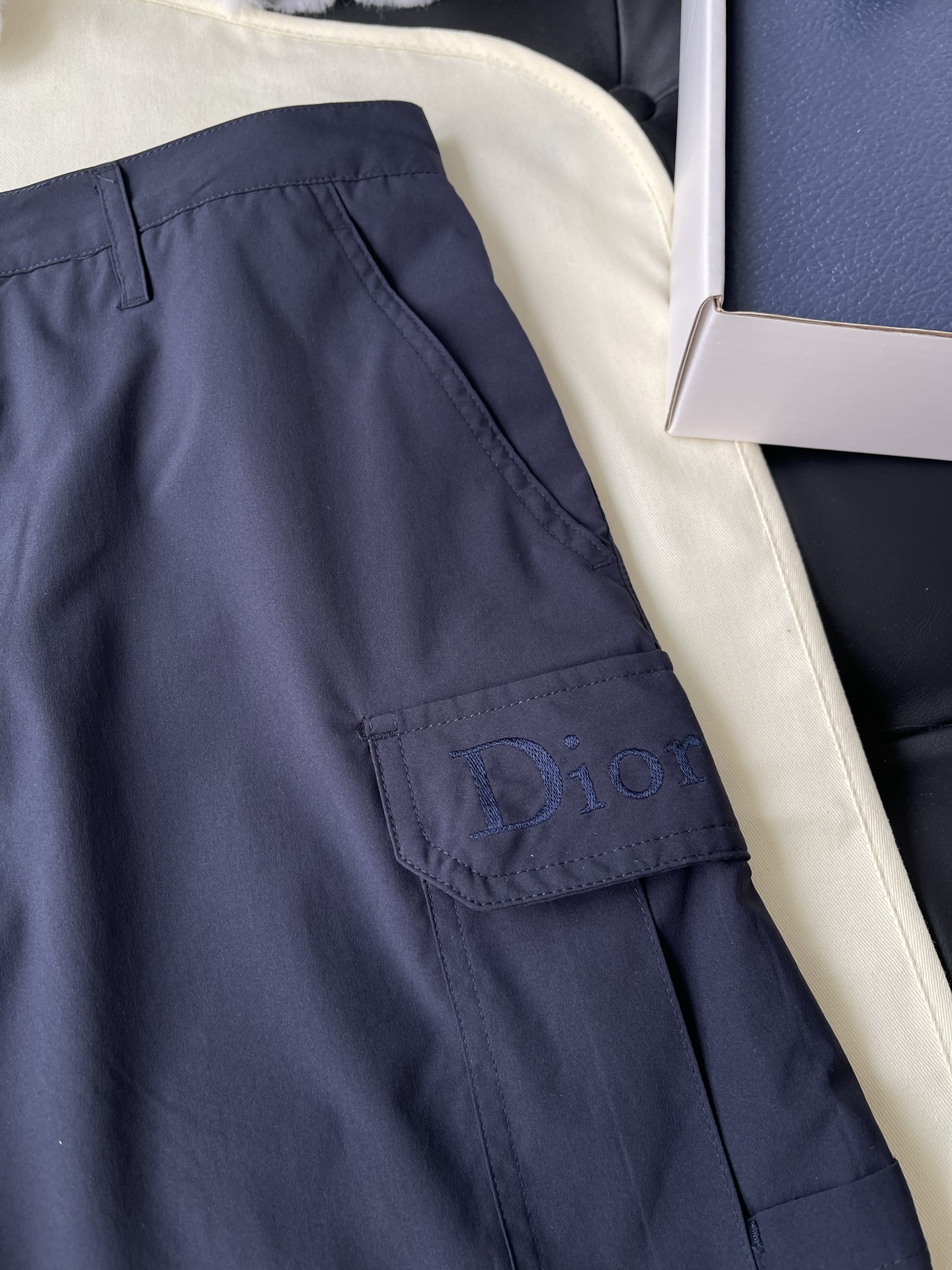 Button-Waist Cargo Shorts — product photograph