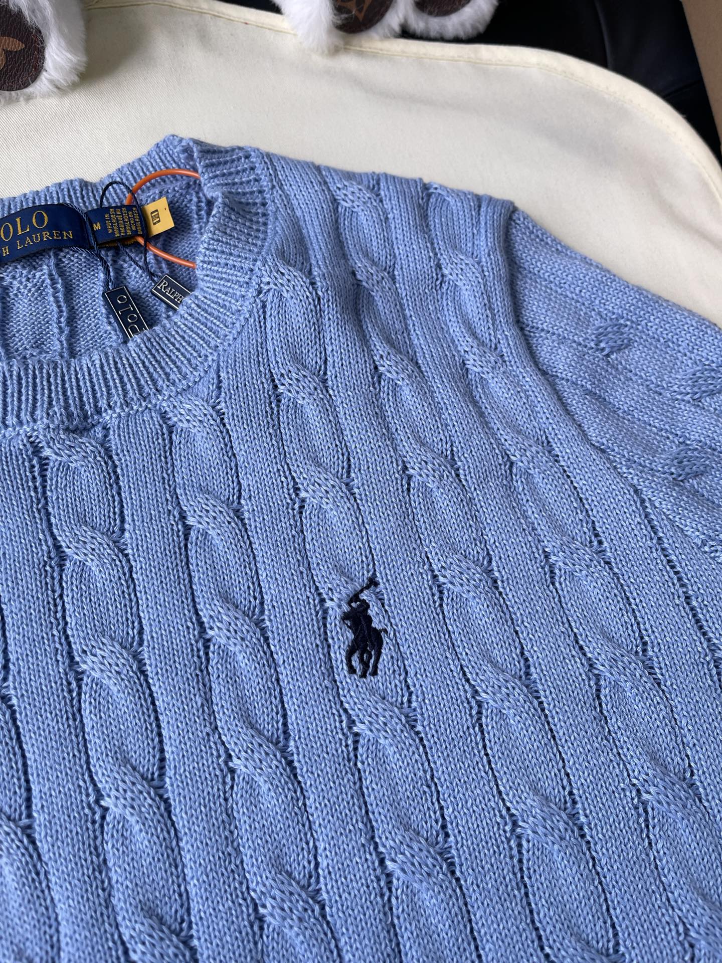 Cable-Knit Short-Sleeve Top — product photograph