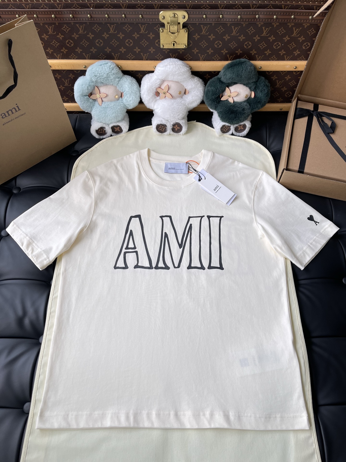 Outline AMI Wordmark T-Shirt — product photograph