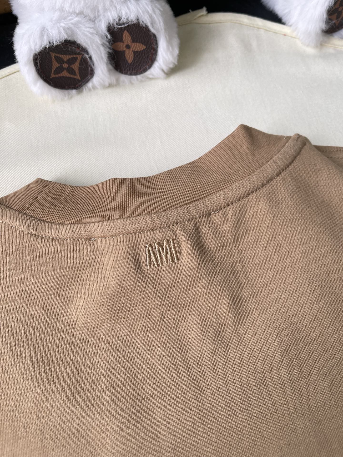 Large Heart-A Crewneck T-Shirt — product photograph