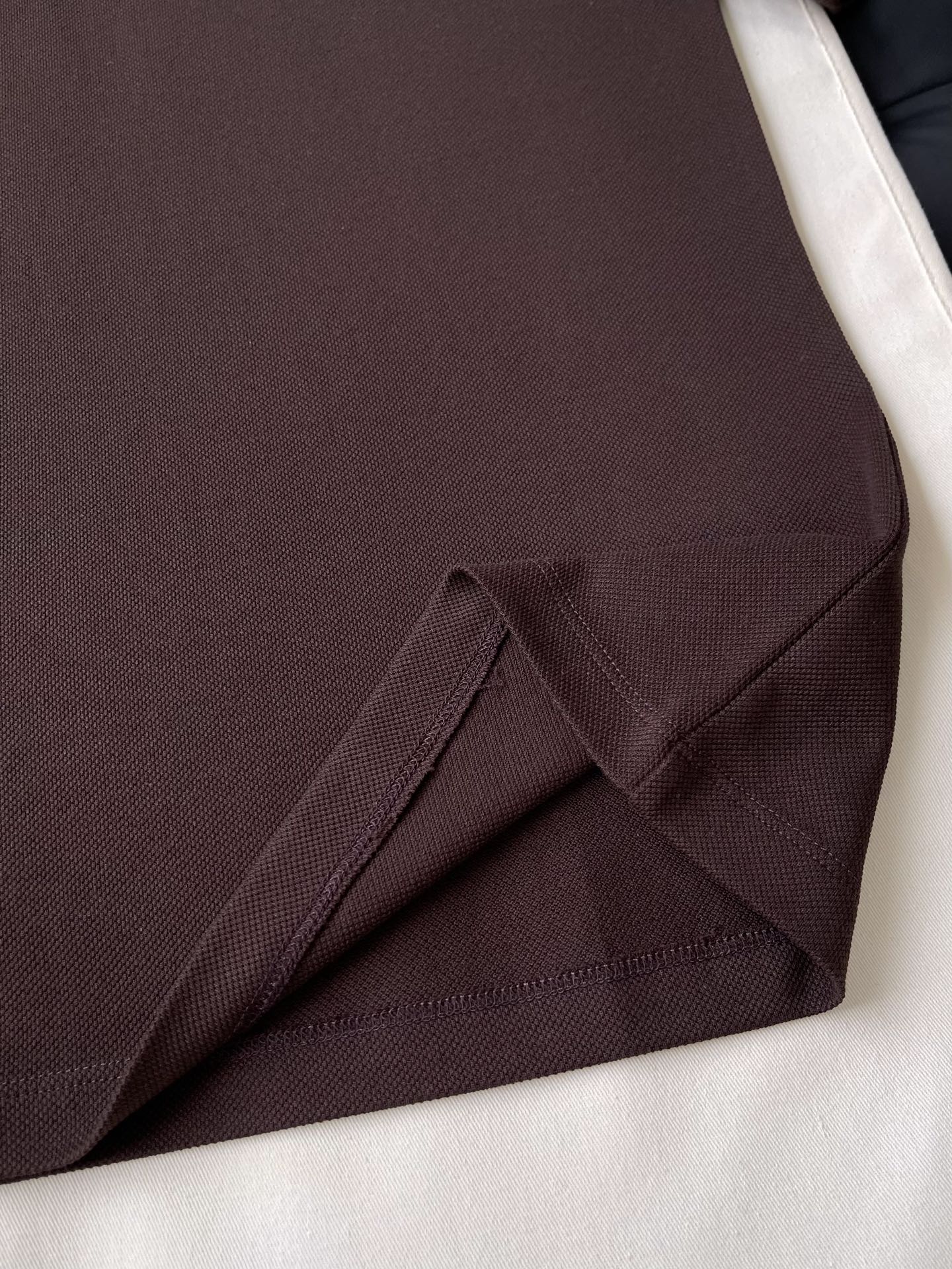 Small Anagram Short-Sleeve Polo — product photograph