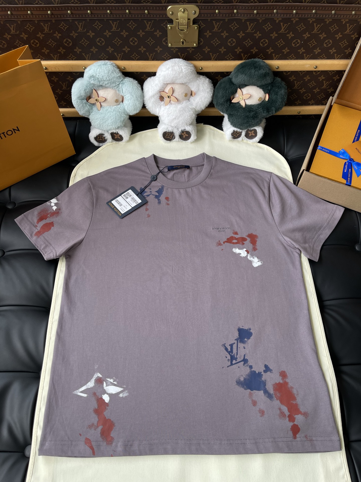 Scattered Character Graphic T-Shirt — product photograph