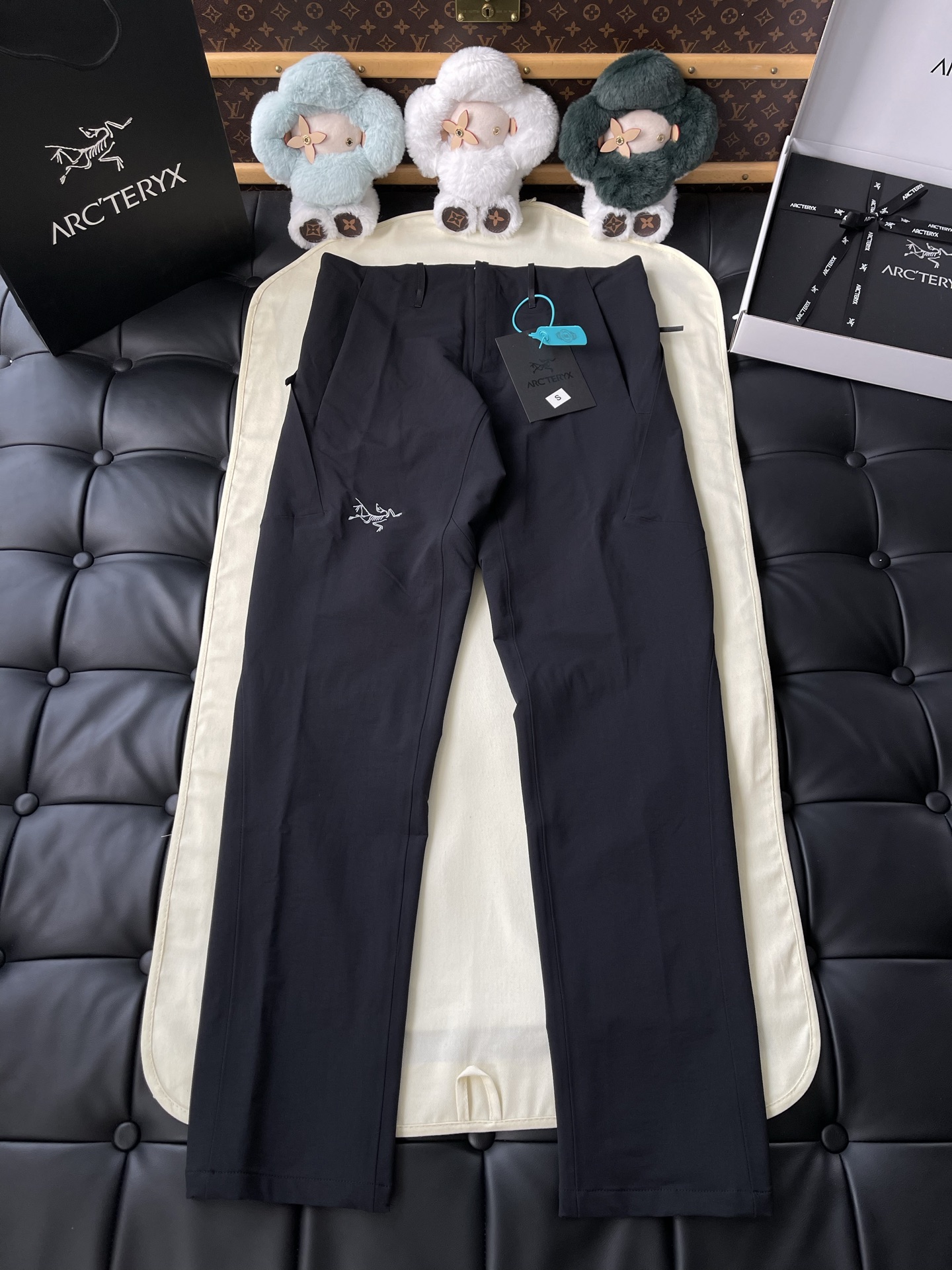 Zip-Pocket Straight-Leg Trousers — product photograph